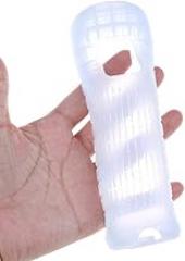 1 x Silicone Soft Cover for Wii Game Controller Soft Silicone Cover Case Protective Sleeve for Wii Remote Controller Protection (White)