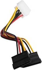 4 Pin IDE Molex to 2 Serial Ata Sata Hard Drive Power Adapter Cable Wire for Computer New 2025 High Reliable Electronic Component, Precision, Stable Performance