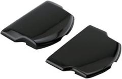2 x Battery Back Cover Case Replacement for Sony PSP 2000 PSP 3000 Battery Door Pack (Black)