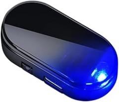 1Pcs A Style-Blue | Solar Powered Car Security Light Blue/Red Flashing Simulated Dummy Alarm Wireletss Warning Anti-Theft Caution Lamp Strobe New 2026 High for Reliable Electronic Component