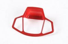 Compatible with Jeep Compass 2017-2024 ABS Cover Sticker Interior Accessories Car Accessories Decorative (Red, ABS Electronic Hand Brake Decoration Frame)