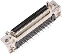 SCSI Connector DB Female 50 68 Pin spacing 1.27 Angle 90 Degree ho/*le Welding Adapter 50P 68P(50P 2PCS)