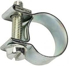 304 Stainless Steel Hose Clips Set - 5pcs Adjustable Pipe Clamps for Home Improvement, Automotive, and Electronic(6-8mm)