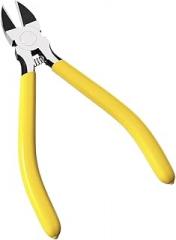 5-inch Compact Wire Cutters with Long Flat Nose, Strong Wire Cutters