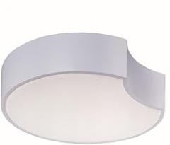 ET2 E20173-11MW Cells LED Flush Mount, Matte White Finish, Matte White Glass, PCB LED Bulb, 4.32W Max., Dry Safety Rated, 2900K Color Temp., Low-Voltage Electronic Dimmer, Glass Shade Material, 750 Rated Lumens