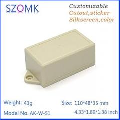 Gimax 4pcs a lot abs material plastic junction Wall mounting abs plastic design electronics case housing for pcb design