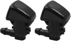 Unifizz 2pcs Black Plastic Front Windshield Wiper Nozzles for Ford F150 2007-2011 7C3Z-17603-A