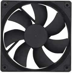 Dpofirs 120mm Quiet Cooling Fan, 12V DC 2000RPM Computer Case Fan with 2 Pin Connector, for PC Power Supply Heatsink Electronics Equipment (Black)