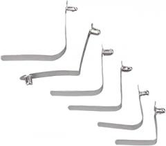 Spring Clips 100pcs Pipe Single Button Snap Locking V Type Caravan Steel Kayak Paddle Spring Clip Push Clamp Tent Pole Pin for Electronic,Household Appliance,Automotive Part(M14)