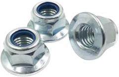 2 Pcs/Lot M3 M4 M5 M6 M8 M10 M12 Steel with Black White Zinc Nickel Plated/Stainless Steel 304 Flange Nylon Lock Nut Nuts Replacement for OEM New 2026 High for Reliable Electronic Component