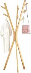Coat Rack Coat Rack Household Floor-Standing Three-Legged Coat Shelf Bedroom Living Room Corridor Corner Coat Stand Hanger Hanging Bag Rack Tree Hat Hanger Holder (Color : Beige) (Beige)