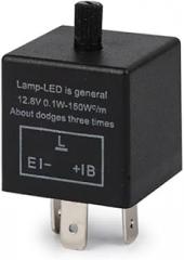 Car Parts Universal Adjustable Electronic Flasher 12V for Car Motorcycle Turn Signal Indicator CF14