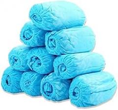 100 Pack(50 Pairs) Disposable Thick Boot&Shoe Covers for Indoors and Outdoors, Durable,Waterproof,Anti-Slip.