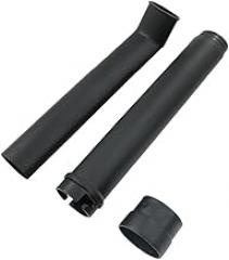 Computer Removal Blower Hose Vacuum Cleaner Attachment Blowing Tube for Electronics Keyboards Printers Cleaning Small Compact Design Plastic Material Black