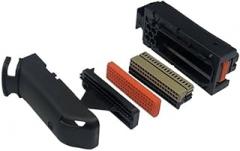 Car Connector 1/2 Sets 81 Pin Electronic Control Unit Male Female Wiring Plug for PCB Connector Black Socket 1-368255-1 1J0906385C(81p Female,1 Set)