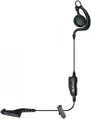 Klein Electronics Agent M7 Single-Wire Earpiece Kit with Sturdy C Swivel Earloop for Motorola Radio Models (Works with M7 Connector pin) | Clear-Audio Speaker & in-line PTT Button