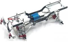 BAIJAC MN Model 1/12 D90 D91 D96 MN98 MN99S RC Car Metal Upgraded Frame Model Frame Full Vehicle Without Tires Electronic Equipment (Color : Silver)