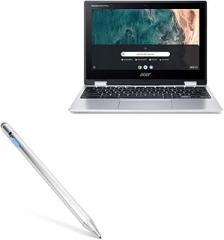 BoxWave Stylus Pen Compatible with Acer Chromebook Spin 311 (CP311-2H) - AccuPoint Active Stylus, Electronic Stylus with Ultra Fine Tip - Metallic Silver