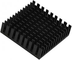 1/5/10PCS Electronic Heatsink Radiator Cooler Radiator 40X40X11MM Quality Black Slot Heat Sink(1PCS)