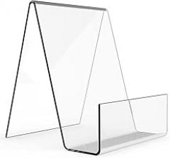 Sleek And Functional Acrylic Display Stand For Books, Artwork, Electronics Upgrade Your Decor(1 Small)