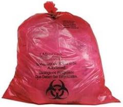 Autoclav.Biohaz. Bag, 20to30gal, Red, PK100