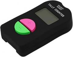 SagaSave 4-Digit Electronic Lap Counter Clicker,Pitch Click Counter with Finger Ring for School Event & Golf Sport