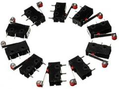 Electronic Components 10Pcs Micro Limit Switch Roller Lever 5A 125V Open Close Switch