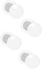 4 Pair Running Bib Clips Race Number Buckles Reusable for Runners Bib Fixing Fastener Clips for Competition Sports Triathlon, White