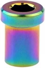 Tool Part for Titanium Ti GR5 13mm 15mm 17mm 23mm 25mm 31.5mm 33mm 35mm Recessed Bicycle Brake Bolts Clamp Nut for MTB/Road Bike - (Size: 33mm / Color: Rainbow)