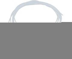0.3mm x Tubing 0.6mm PTFE High Lubricating Ability Tubing 2 Meters 6.6Ft Metal Tubing for Electronics
