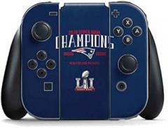 Skinit Decal Gaming Skin Compatible with Nintendo Switch Joy Con Controller - Officially Licensed NFL 2016 Super Bowl LI Champions New England Patriots Design