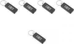 COSMEVIVI 5pcs Digital Keychain Watch Portable Electronic Student Lightweight Compact Design for Easy Carrying Silent Display for Classrooms and Libraries