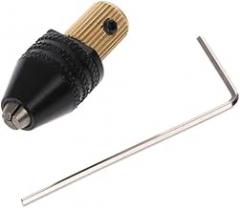 N80B Mini 0.3-3.5mm Small For Mini Electronic Drill Chuck Bit Tool Set - (Color: Black)