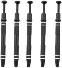 5pcs Chip Mounted IC Chip Puller Electronic Component Gripper Screw Gripper Precision Component Picker (Black)