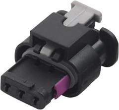 1/5/10/20 Sets 3 Pin Electronic Automotive Waterproof Connector 1718653-1 For 4F0973703A 4F0973703(3p female,1 set)