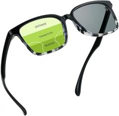 YEIN Progressive Multifocal Presbyopic Glasses, Photochromic Gray Sunglasses
