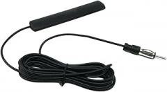 DC 5-12V Car Interior Amplified Antenna 3 Meter Electronic Stereo Radio AM/FM Aerial 85-860Mhz Car Electronic Radio Antenna for Car Truck Motorcycle Boat