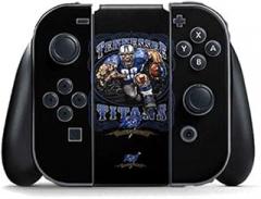 Skinit Decal Gaming Skin Compatible with Nintendo Switch Joy Con Controller - Officially Licensed NFL Tennessee Titans Running Back Design
