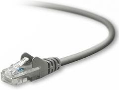 Belkin CAT5E Gray Patch Cord Snagless - 12ft