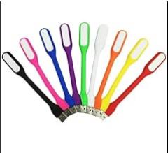 Gift Gadgets Electronic Flexible Notebook Laptop Tablet Power Bank Led Lamp USB LED Light (Yellow, Small)