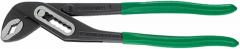 Stahlwille 65516175 Waterpump Pliers, Box Joint, Length 177mm, Max Jaw Opening 24mm, Black Lacquered Head, Box Frame Polished Handle, Dip-Coated with Sure-Grip Surface, Made in Germany