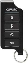 Directed Electronics Clifford 7656X 4-Button Car Remote, Black, Up to 1/2 Mile Range, Compatible with Passenger Car