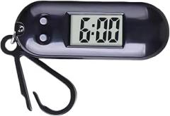 Lightweight LED Digital Keychain Pocket Watch Miniature Clock Electronic Timepiece Accessory for Students and Kids