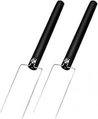 2 Pieces IC Puller IC Chip Puller 2 Claw IC Chip Extractor Electronic Component Grabber IC Extractor Tool IC Chip Remover IC Chip Clip IC Pliers Switch Puller, Black