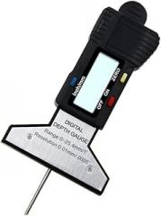 Black Digital Tread Depth Gauge 0-25MM Measuring Ruler Pressure Car Safety Measurer Tool Tire Monitor Electronic