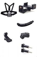 Chest Phone Holder with First Person Perspective for Outdoor Live Streaming, Fishing, and Sports Cameras GoPro (E)