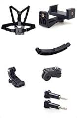 Chest Phone Holder with First Person Perspective for Outdoor Live Streaming, Fishing, and Sports Cameras GoPro (E)