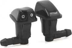 Unifizz 2pcs Dual Hole Car Windshield Washer Nozzle Jet