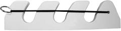 TACO 3-Rod Poly Bungee Rod Holder Rack - White consumer electronics Electronics