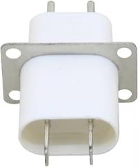 Microwave Magnetron Plug 4 Pin Socket 3pcs，compatible For Midea， Electronic Microwave Oven Magnetron Filament Pin Sockets